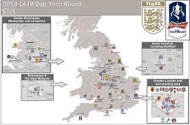 It'll be interesting to see how these promoted teams cope up with other premier league teams. A Glorious Fa Cup Third Round Tradition Is Here The Fa Cup Map From Billsportsmaps World Soccer Talk