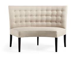 Seats are defined by matching, fabric welting for a beautifully tailored finish. Tao 59 Upholstered Curved Bench In Trinidad Flax Upholstered Dining Bench Kitchen Seating Curved Bench