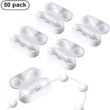 Handmade to measure in the uk roller blinds from blinds direct. 50pcs Plastic Chain Connector Beaded Chain Cord Connector Clips For Roller Shades And Vertical Blinds Accessories White Shopee Malaysia
