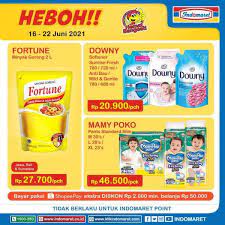 Ya, indomaret sering mengadakan diskon pada. Promo Indomaret Hanya 3 Hari 18 20 Juni 2021 Diskon Hari Terakhir