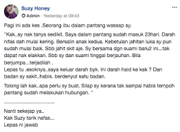 Pertanyaannya, kapan kita kembali haid setelah keguguran? Baru 23 Hari Berpantang Isteri Dah Berani Bersama Suami Esoknya Keluar Darah Banyak Mingguan Wanita
