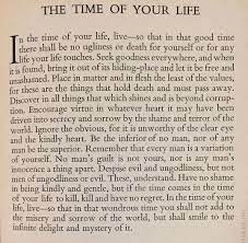 Preface Of The Time Of Your Life William Saroyan Time Of Your Life William Saroyan Life Touch