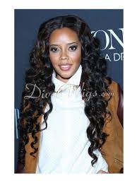 Laotian deep wave loose curly hair 4pcs/lot virgin unprocessed grade 10a can be bleached kiss locks raw weave collection. Angela Simmons Wavy Full Lace Wig Wst018 Home Divaswigs Com Lace Wigs Full Lace Wig Off Black Hair