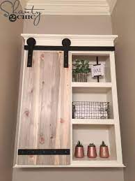 I wanted to use the spare power outlet above the bathroom mirror. Diy Simple Bathroom Cabinets From Scratch