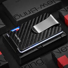 Your business card speaks for you, so it's essential to have a memorable, attractive, and professional one. Buy Minimalist Carbon Fiber Business Card Holder Rfid Blocking Card Holder Credit Card Case For Men Women Male Female Money Purse At Affordable Prices Free Shipping Real Reviews With Photos Joom