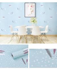 Giấy dán tường màu xanh dương