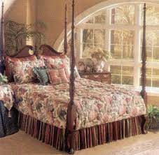 Tailored, split corner design,14 drop, navy. Custom Bedding Ensembles Exton Pa N J Rose Decorating Center