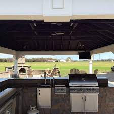 Get our best ideas for outdoor kitchens, including charming outdoor kitchen decor, backyard decorating ideas, and pictures of outdoor kitchens. Outdoor Kitchen Pavilion Pergola Ideas Need To Know Grill Pergola Info