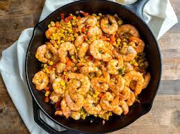 Mexican Roasted Shrimp With Corn Salsa Recipe Roasted Shrimp Seafood Recipes Roasted Corn Salsa