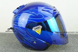 Shoei J Force Ii Rm830 Biru Shoei Topi Keledar Shoei Motosikal Shoei Kuala Lumpur Imotorbike My