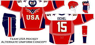 Team Usa Hockey Alternate Uniform Concept Team Usa Hockey Usa Hockey Team Usa