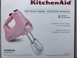 +4 colorsavailable in 5 colors. Buy New In Box Kitchenaid Pink Guava Glaze 5 Speed Turbo Beater 5 Speed Hand Mixer Online In Germany 283855398698