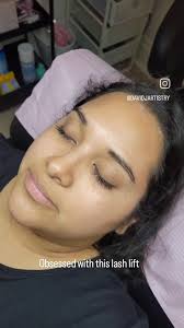 Natural brow lamination and lash lift...