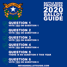 Battle Born Progress Launches Ballot Guide Supporting Yes Votes On Every 2020 Ballot Question Battle Born Progress