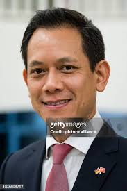 CEO of Siemens Vietnam Limited, Thai-Lai Pham, looks into the camera...  News Photo