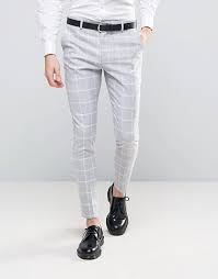 ✔ livraison et retour gratuits* ✔ choix parmi plus de 100 000 articles de mode. Selected Homme Super Skinny Suit Pants In Check Asos