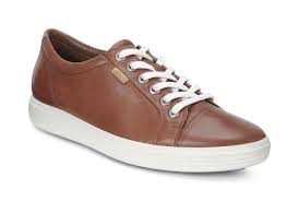 Ecco Women S Soft 7 Sneakers Women S Casual Shoes Ecco Shoes Ecco Shoes Womens Sneakers Brown Leather Sneakers