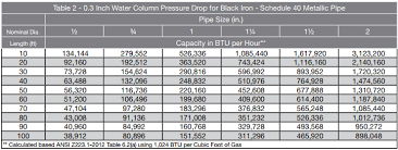 gas pipe system sizing eccotemp help desk