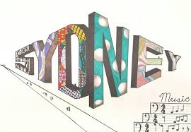 2 Point Perspective Name Portfolio 7th Grade Art Ed Central Wooley 7th Grade Art Perspective Art Homeschool Art