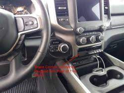 Find a different dealer, do not let this one butcher your dash. Brake Controller Plug In Location For A 2020 Ram 1500 Etrailer Com