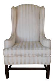 Ethan allen traditional classics sofa : Ethan Allen Traditional Classics Chippendale Style Wing Back Arm Chair Chairish