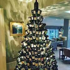 Snow topped bottle brush tree bottle brush, mica and beads 6x2.75 #rh162503 $12.99 add to cart in stock: Wine Bottle Christmas Trees Popsugar Smart Living