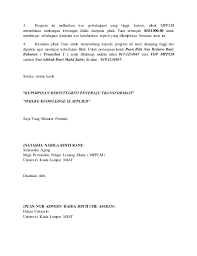 Surat rasmi terima kasih soto slamet. Contoh Surat Rasmi