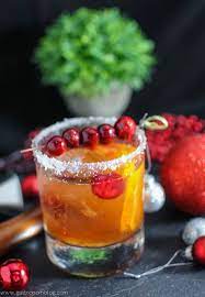 Christmas cocktail & drink recipes. Christmas Old Fashioned Cranberry Cocktail Gastronom Cocktails