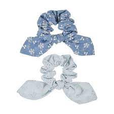2 Pack Broidery Bunny Ear Scrunchies Kmart Buy Womens Clothing Bunny Ear Online Womens Clothing