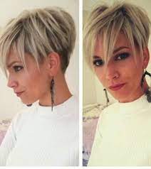 Blond Undercut Longer Pixie Haircut Stacked Hairstyles Short Hair Color