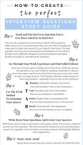 How To Create The Perfect Interview Questions Study Guide Professional Resume Writing Service Resume Writing Examples Resume Writing Services
