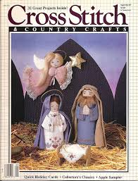 Also included are some 3d angel ornaments, instructions on how to do a technique called pattern darning wherein the threads. Cross Stitch Country Crafts Sova Enterprises