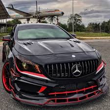Wide Body Mercedes Benz Cla45 Amg Mercedes Auto Mercedes Sportwagen