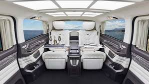 Having set the standards for luxury automobiles for almost a century, mercedes never rest on their laurels and continue to produce astounding vehicles, and with each new model launch, a new benchmark is set. Jet On Wheels This Modified Luxurious Mercedes V Class Van Looks Like A Private Jet Newstrack English 1