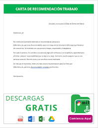 Carta De Recomendacion Companero De Trabajo Cartas De Recomendacion Cartas Ejemplo De Carta