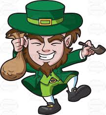 This gold coins counting clipart set is perfect for creating st. A Giddy Leprechaun With A Bag Of Gold Coins Bag Of Gold Leprechaun Cartoon