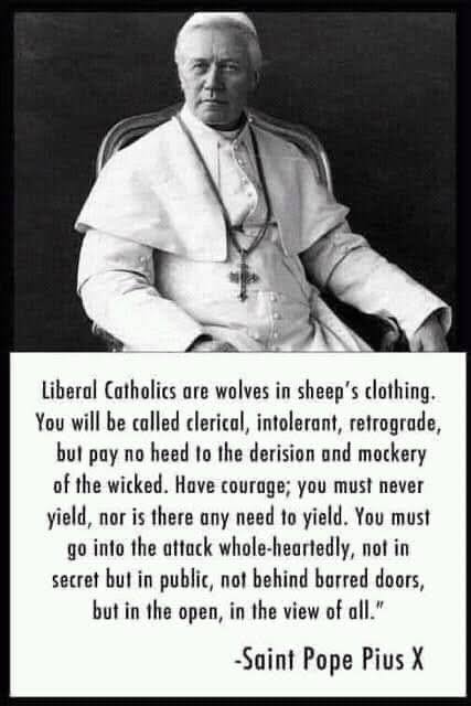 Catholic church ignores labels and accusations