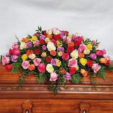 Buy fresh flower bouquets and plants from flowers for usa! Rose Garden Casket Spray In Albuquerque Nm Flowers By Zach Low