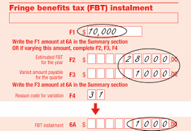 Fbt How To Complete Your Activity Statement Labels Australian Taxation Office