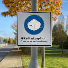 Das format ist 300 x 200 x 3 mm groß, einfach anzuwenden bzw. Hinweisschild Fussgangerzone Ffp2 Maskenpflicht
