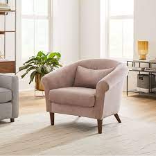 The legs of these chairs have a dark walnut. Parlor Chair