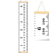 Ruler with centimeters and inches. Growth Charts For Kids Accurate Baby Height Growth Chart Ruler Removable Canvas Wall Hanging Measurement Chart For Home Decoration Buy Online In Isle Of Man At Isleofman Desertcart Com Productid 153435669