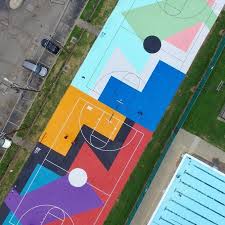 These Basketball Courts Are Giving Us Major Statement Wall Inspo Murals Street Art Mural Architecture Design Drawing