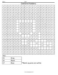 Some of the coloring page names are learn how to draw oakland raiders logo nfl step by step how to draw. Oakland Raiders Color By Number Coloring Squared