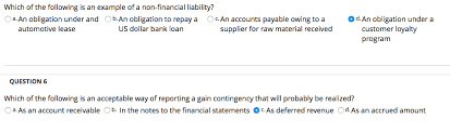 The rule should be applied. Solved Which Of The Following Is An Example Of A Non Fina Chegg Com