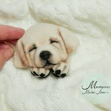 brosh iz shersti labrador zakazat na yarmarke masterov akt2bru brosh bulavka belgorod vojlochnye sobaki chuvstvovali zhivotnye vyazannye vojlochnye zhivotnye