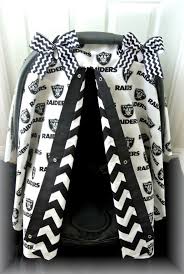 Carseat Canopy Car Seat Cover Raiders Football By Jaydenandolivia 43 99 Baby Girl Car Seats Baby Girl Car Raiders Baby