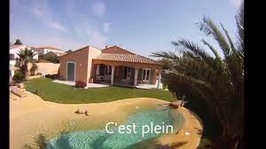 piscine avec plage caoutchouc pneus recycles