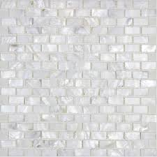 Shell backsplash tile for charming kitchens. Mother Of Pearl Tile Backsplash White Freshwater Shell Mosaic Subway Wall Decor Natural Seashell Tile Shower