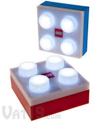 Lego Portable Led Brick Light 4 Bright Leds With Removable Wall Plate Lego Room Legos Lego Storage